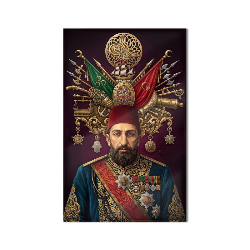 Sultan Abdülhamid Han Cam Tablo – Cam Tablo