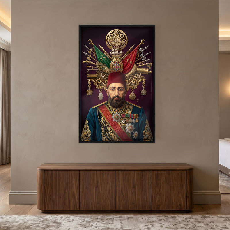 Sultan Abdülhamid Han Cam Tablo – Cam Tablo