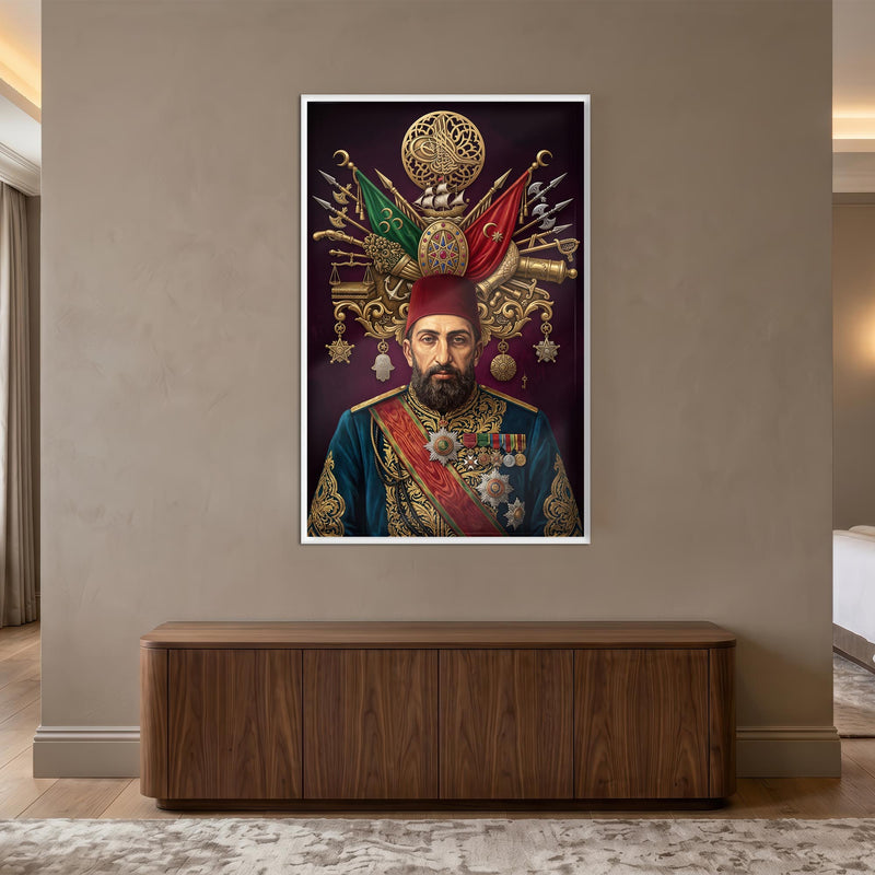 Sultan Abdülhamid Han Cam Tablo – Cam Tablo