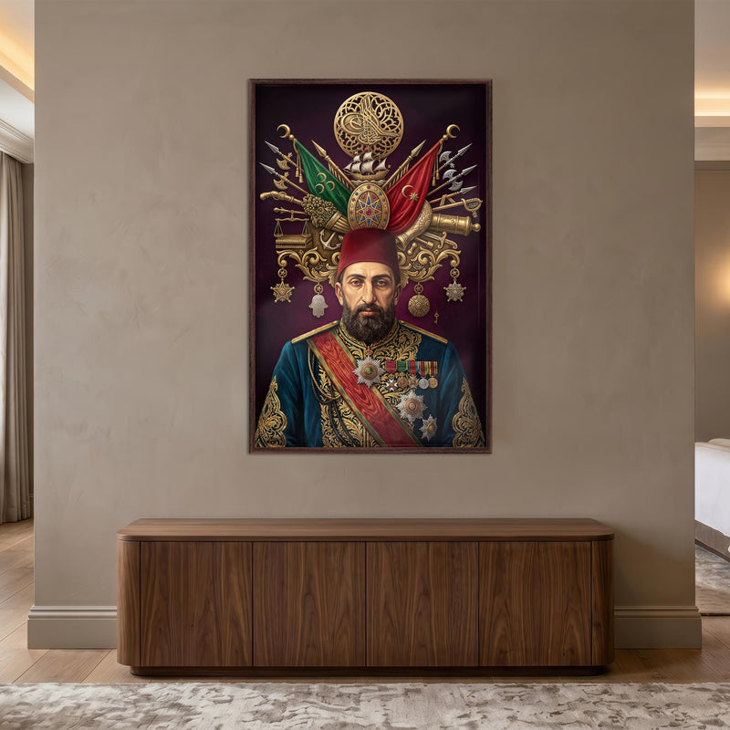 Sultan Abdülhamid Han Cam Tablo – Cam Tablo
