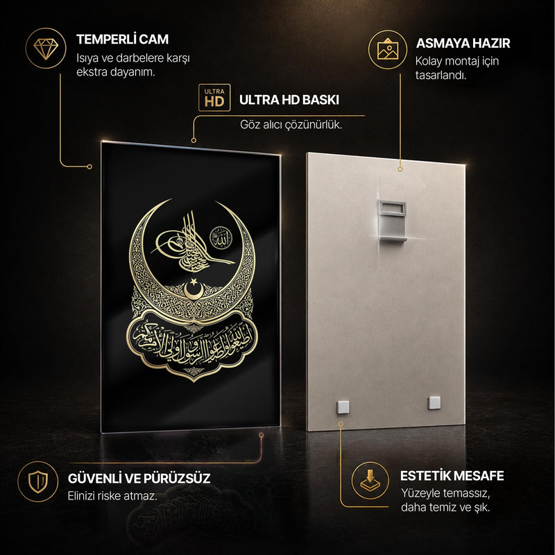 Osmanlı Tuğra Hat Cam Tablo – Cam Tablo