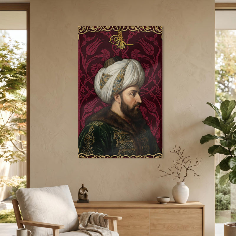 Fatih Sultan Mehmet Han Cam Tablo – Cam Tablo