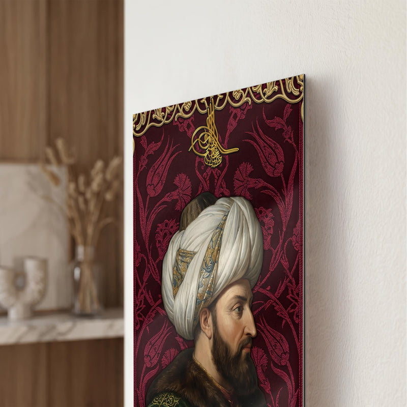 Fatih Sultan Mehmet Han Cam Tablo – Cam Tablo