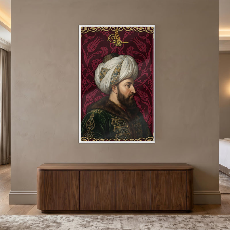 Fatih Sultan Mehmet Han Cam Tablo – Cam Tablo