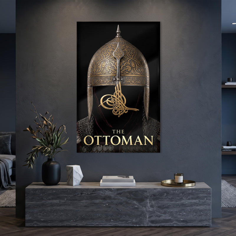 Osmanlı Miğfer Cam Tablo – Cam Tablo