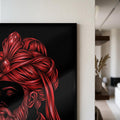 Osmanlı Sultan Kırmızı Sanat Cam Tablo – Cam Tablo