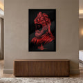 Osmanlı Sultan Kırmızı Sanat Cam Tablo – Cam Tablo