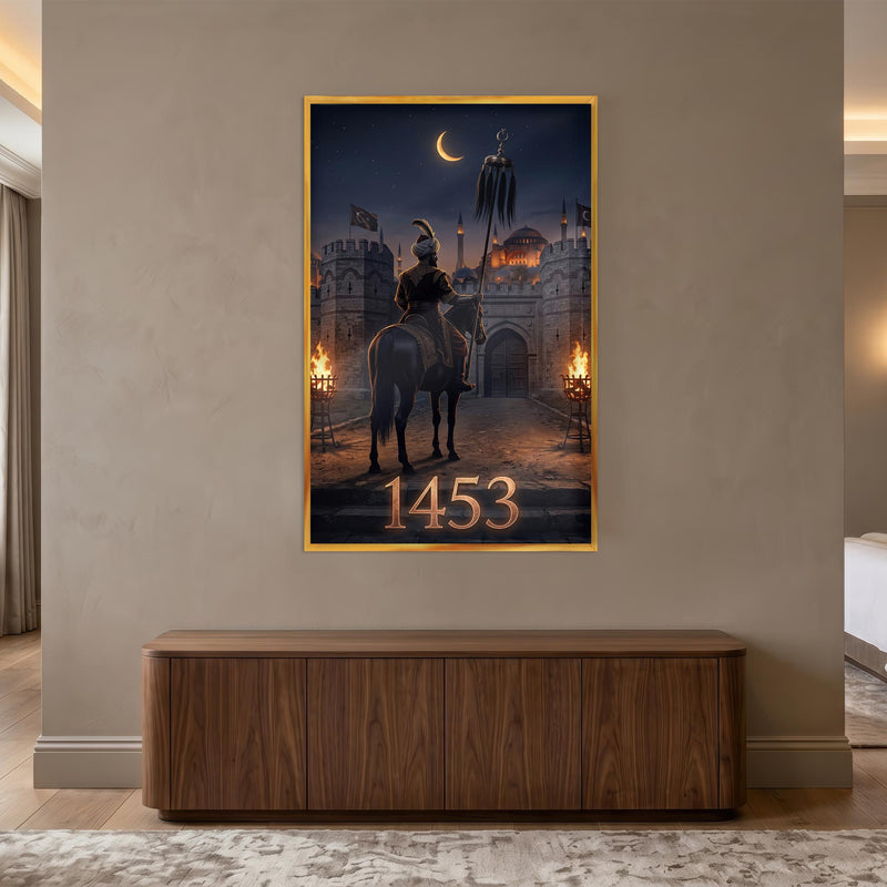1453 Fetih Gece Cam Tablo – Cam Tablo
