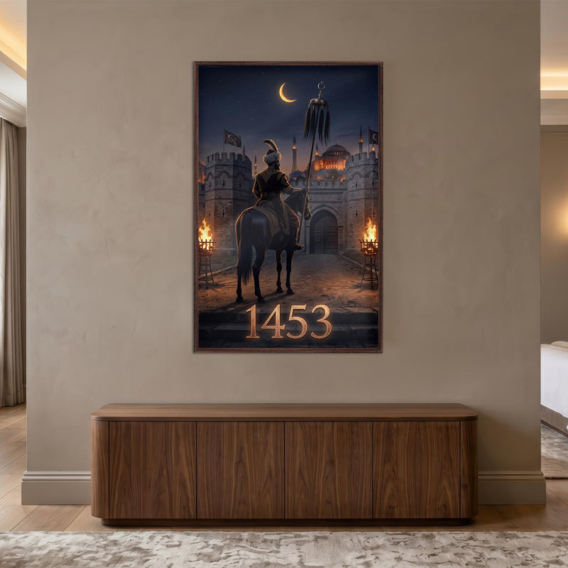 1453 Fetih Gece Cam Tablo – Cam Tablo