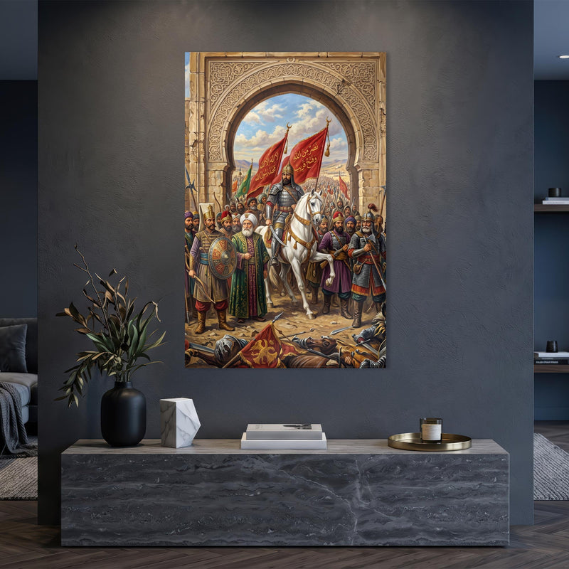 İstanbul Fethi 1453 Osmanlı Ordusu Cam Tablo – Cam Tablo