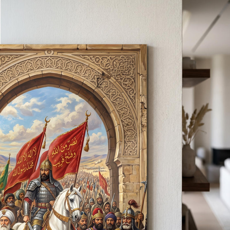 İstanbul Fethi 1453 Osmanlı Ordusu Cam Tablo – Cam Tablo