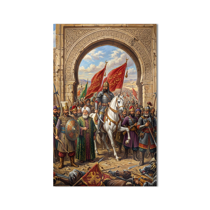 İstanbul Fethi 1453 Osmanlı Ordusu Cam Tablo – Cam Tablo