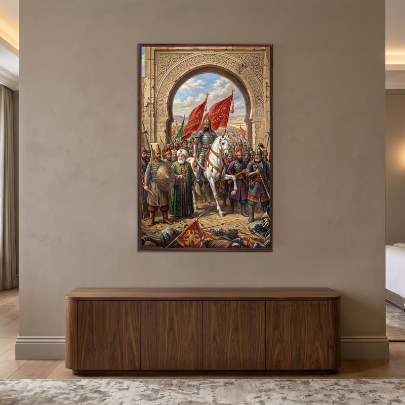 İstanbul Fethi 1453 Osmanlı Ordusu Cam Tablo – Cam Tablo