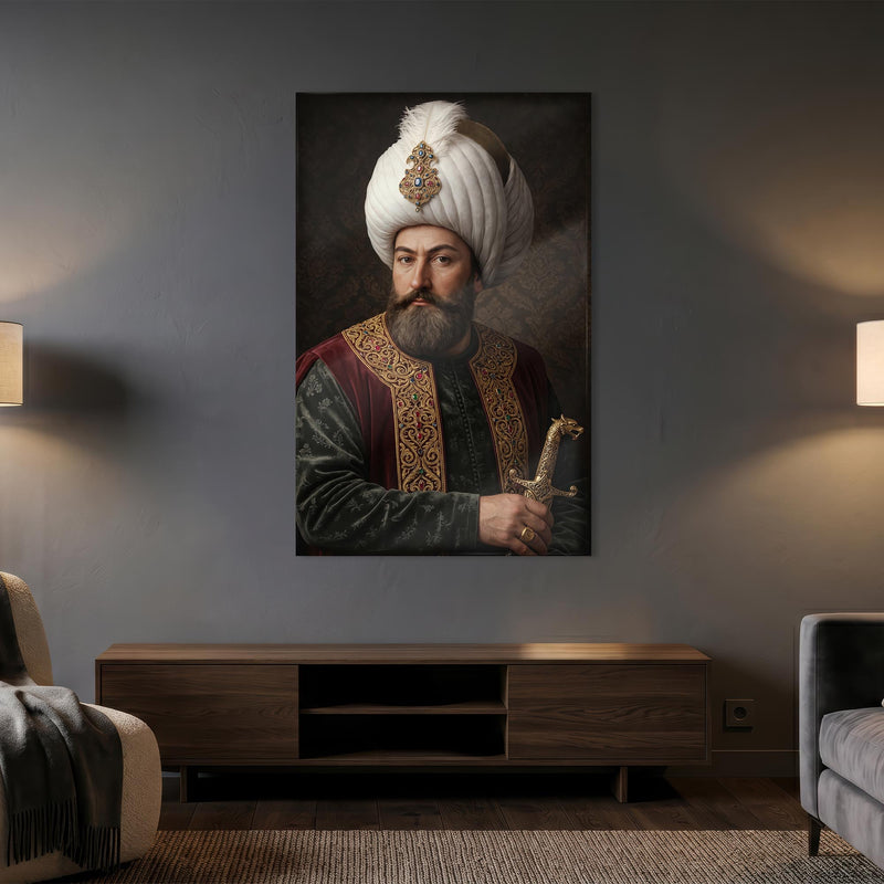 Osmanlı Sultan Kılıç Cam Tablo – Cam Tablo