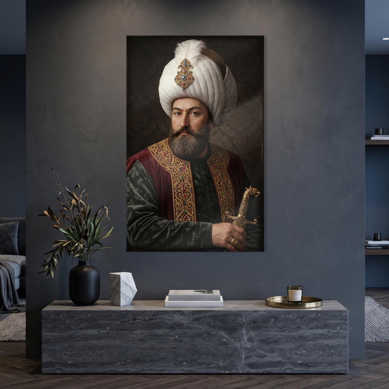 Osmanlı Sultan Kılıç Cam Tablo – Cam Tablo