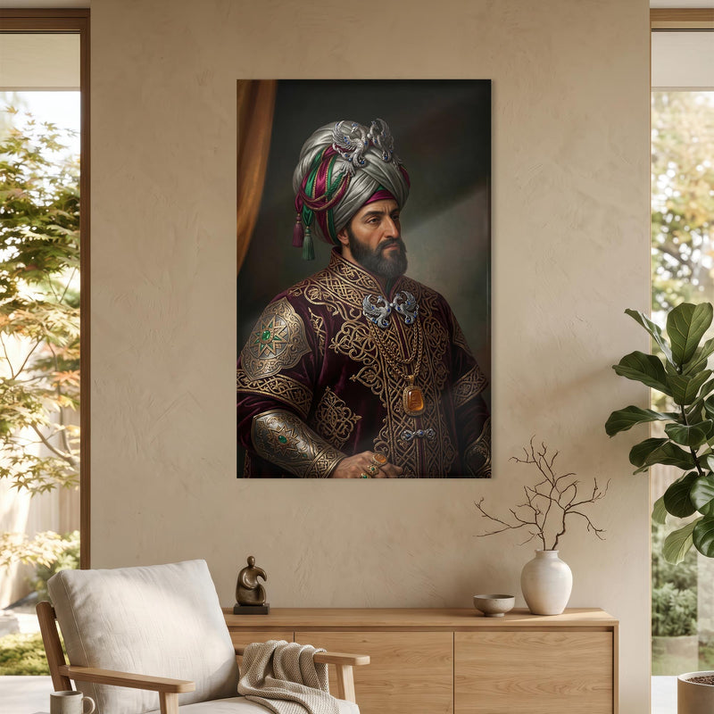 Osmanlı Sultan Zırh Cam Tablo – Cam Tablo