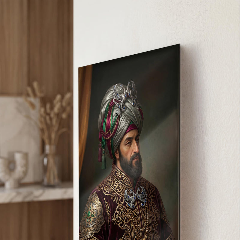 Osmanlı Sultan Zırh Cam Tablo – Cam Tablo
