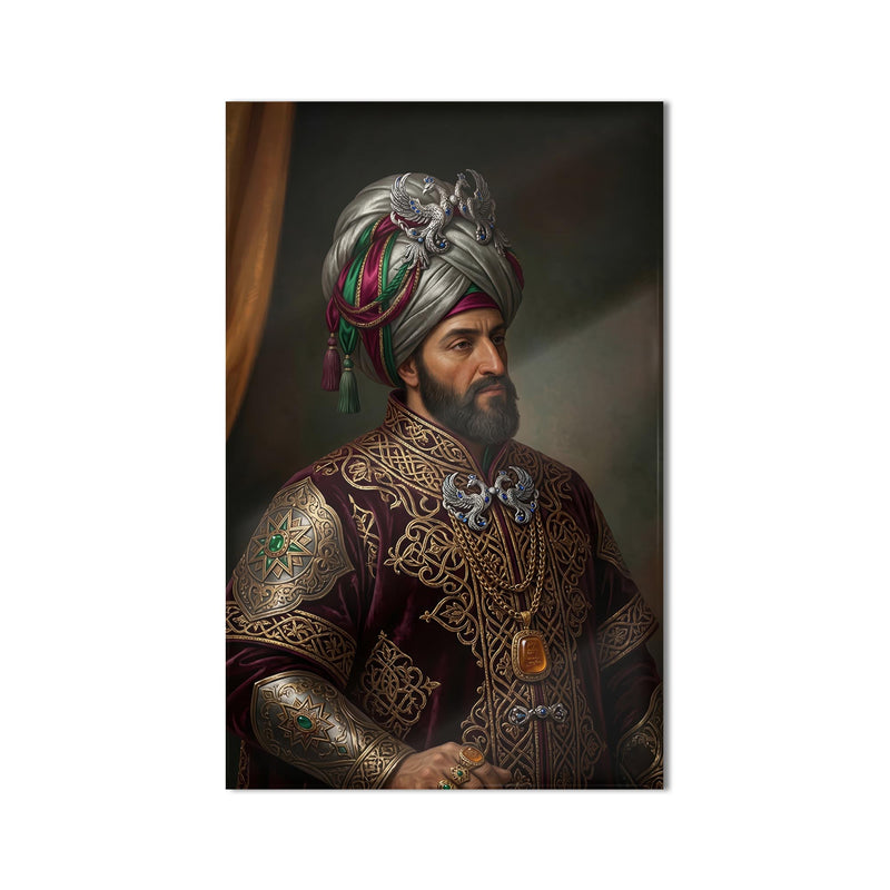 Osmanlı Sultan Zırh Cam Tablo – Cam Tablo