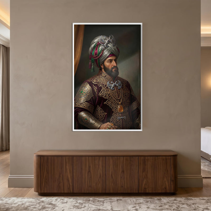 Osmanlı Sultan Zırh Cam Tablo – Cam Tablo
