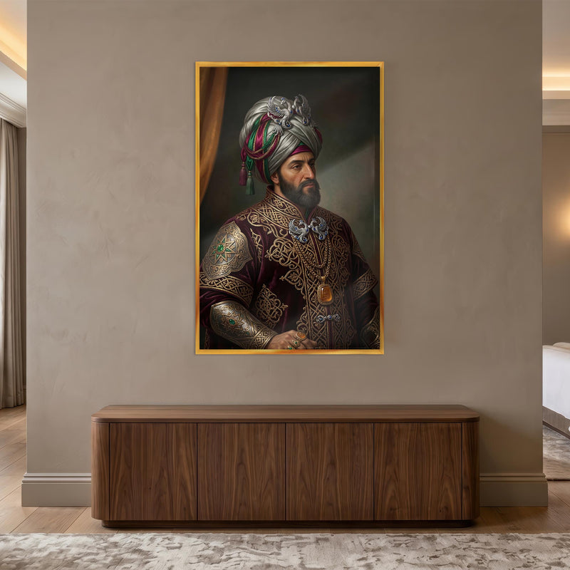 Osmanlı Sultan Zırh Cam Tablo – Cam Tablo