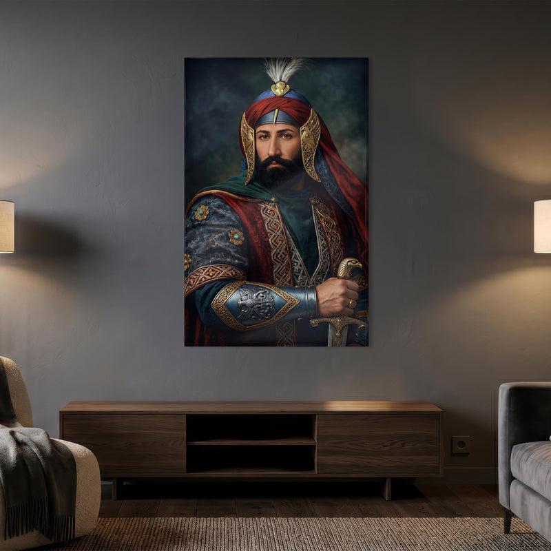 Osmanlı Savas Kıyafeti Cam Tablo – Cam Tablo