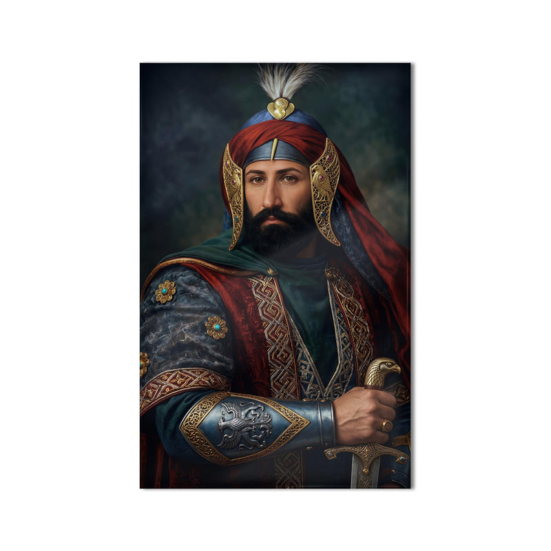 Osmanlı Savas Kıyafeti Cam Tablo – Cam Tablo