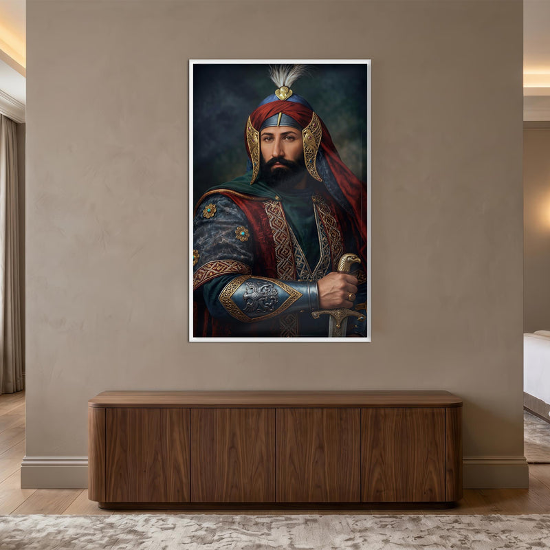 Osmanlı Savas Kıyafeti Cam Tablo – Cam Tablo