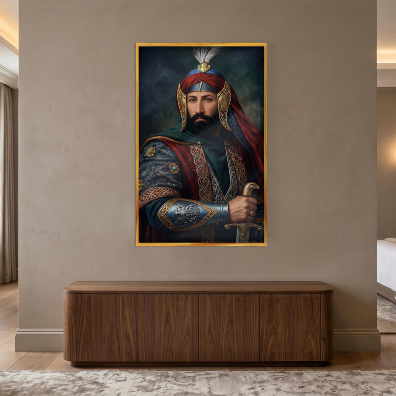 Osmanlı Savas Kıyafeti Cam Tablo – Cam Tablo
