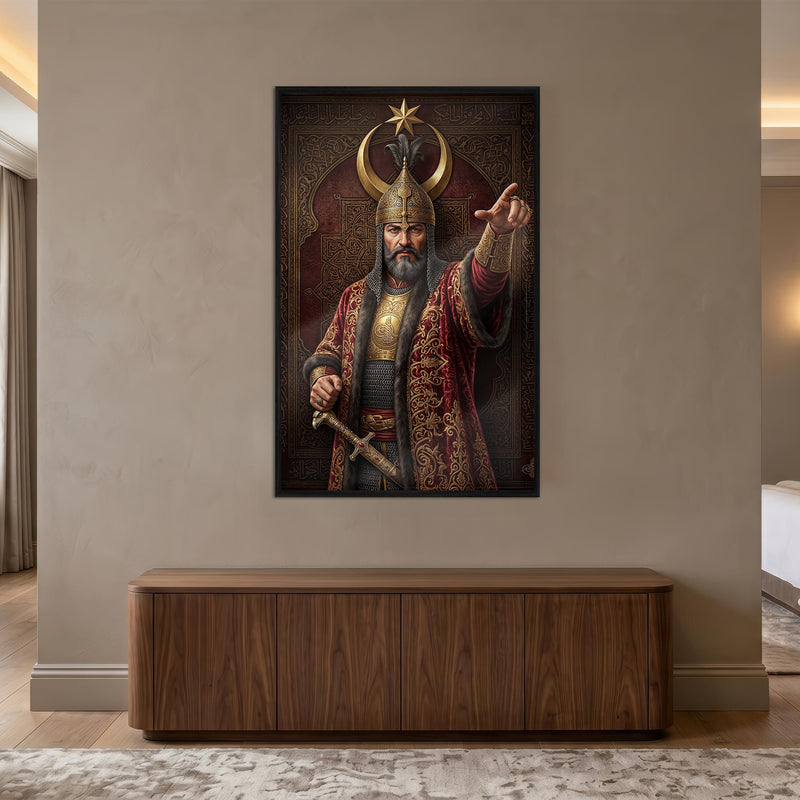 Osmanlı Savasçı Sultan Cam Tablo – Cam Tablo