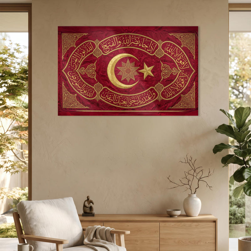 Osmanlı Hilal Fetih Cam Tablo – Cam Tablo