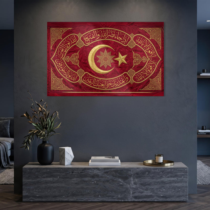 Osmanlı Hilal Fetih Cam Tablo – Cam Tablo
