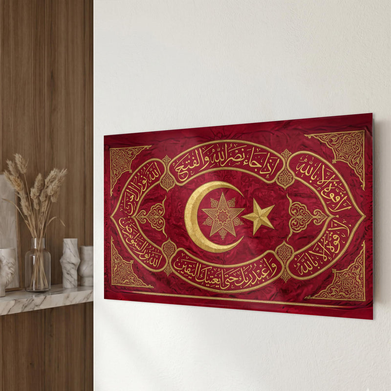 Osmanlı Hilal Fetih Cam Tablo – Cam Tablo