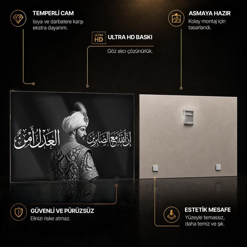 Osmanlı Sultan Ayet Cam Tablo – Cam Tablo