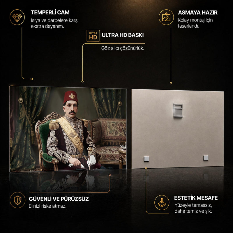 Sultan Abdülhamid Han Saray Cam Tablo – Cam Tablo