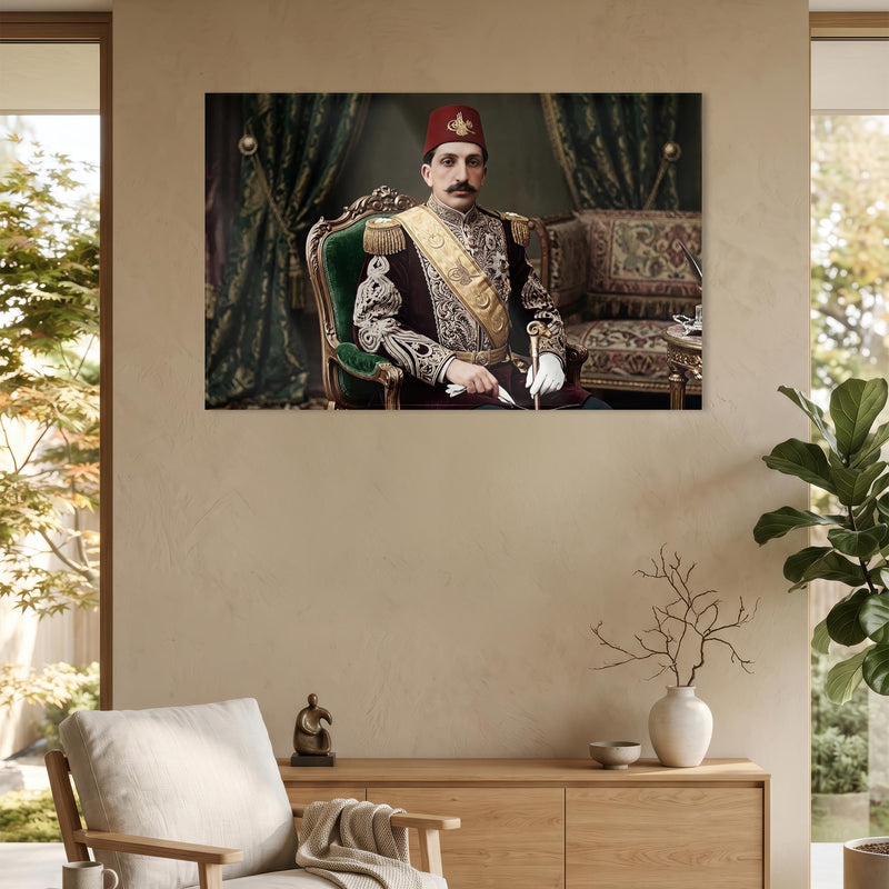 Sultan Abdülhamid Han Saray Cam Tablo – Cam Tablo
