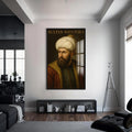 I. Bayezid Cam Tablo – Siyah Çerçeveli Cam Tablo