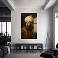 I. Bayezid Cam Tablo – Beyaz Çerçeveli Cam Tablo