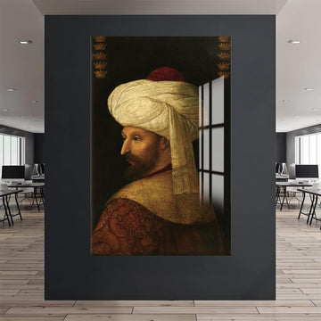 Fatih’in Portresi Cam Tablo