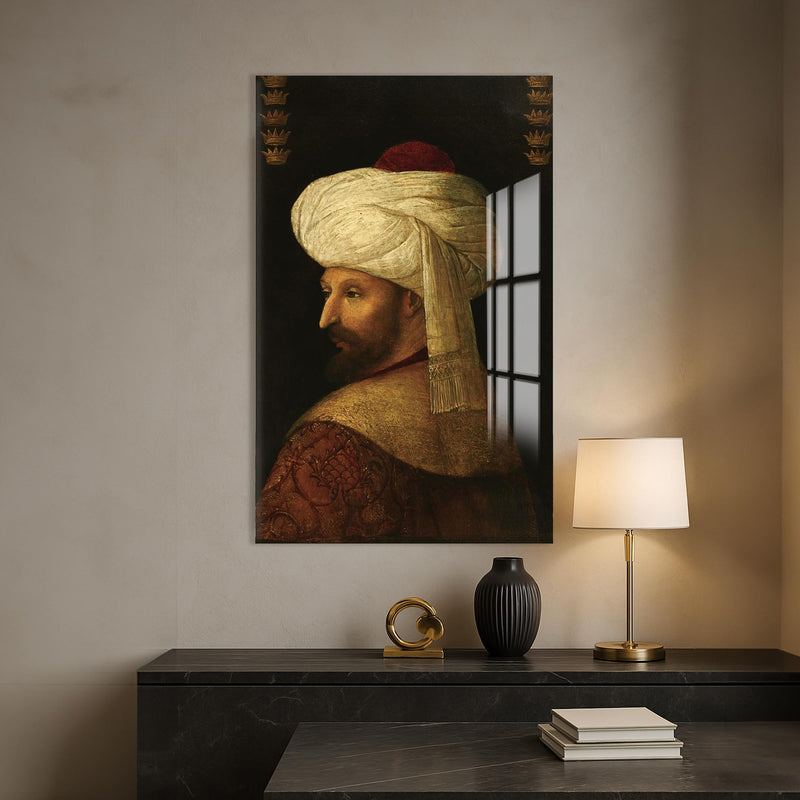 Fatih’in Portresi Cam Tablo – Cam Tablo