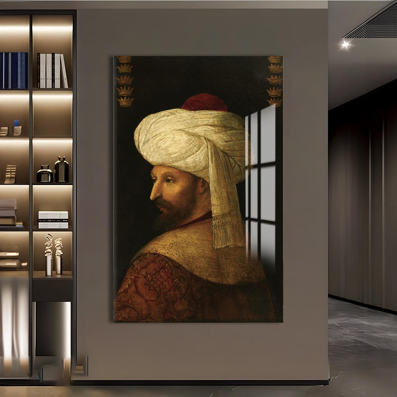 Fatih’in Portresi Cam Tablo – Cam Tablo