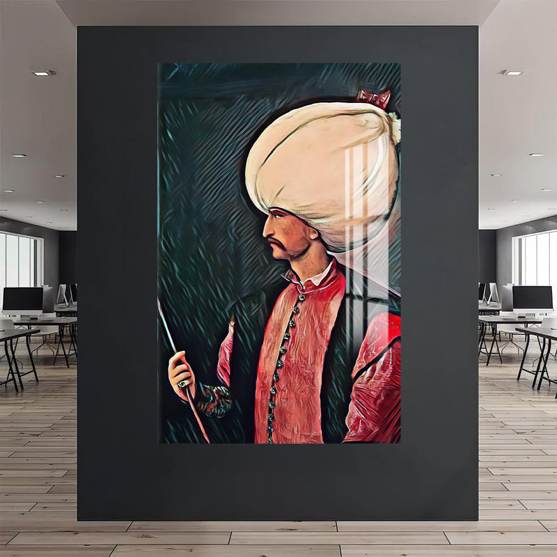 Kanuni Sultan Süleyman Cam Tablo – Cam Tablo