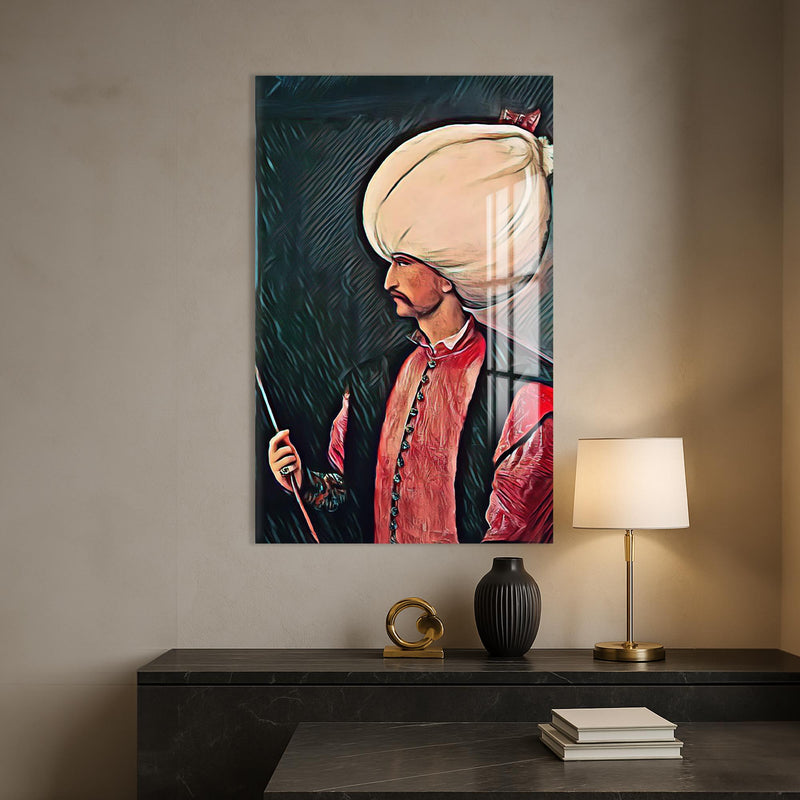 Kanuni Sultan Süleyman Cam Tablo – Cam Tablo