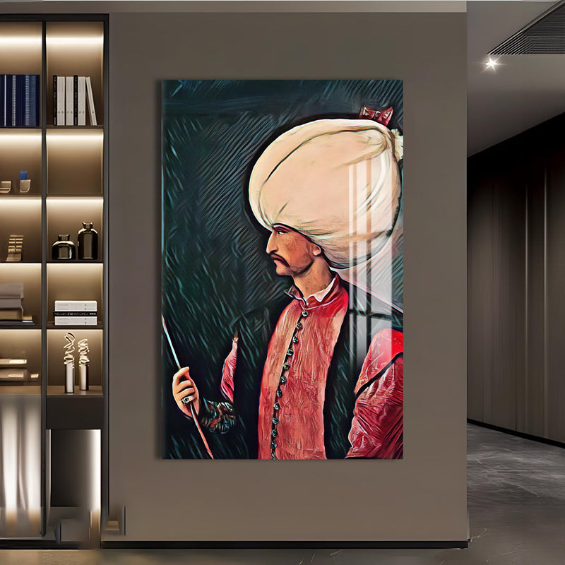 Kanuni Sultan Süleyman Cam Tablo – Cam Tablo