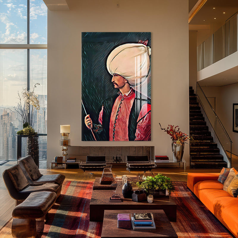 Kanuni Sultan Süleyman Cam Tablo – Cam Tablo