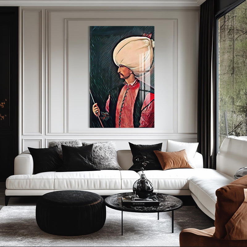 Kanuni Sultan Süleyman Cam Tablo – Cam Tablo