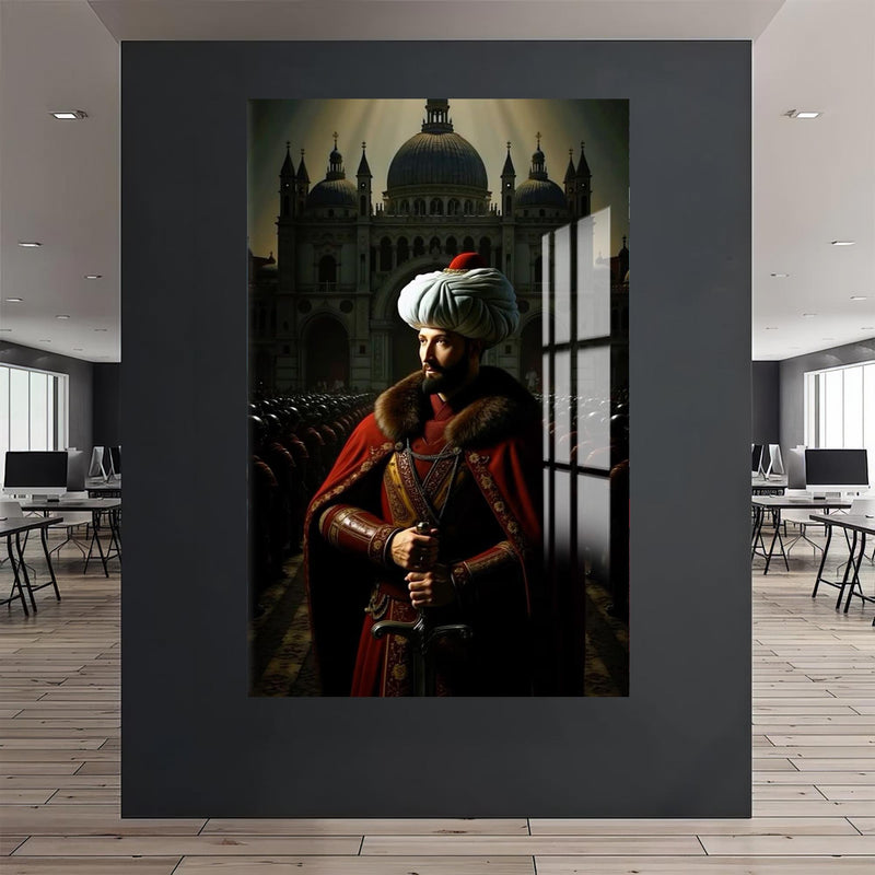 Fatih Sultan Mehmet Cam Tablo – Cam Tablo
