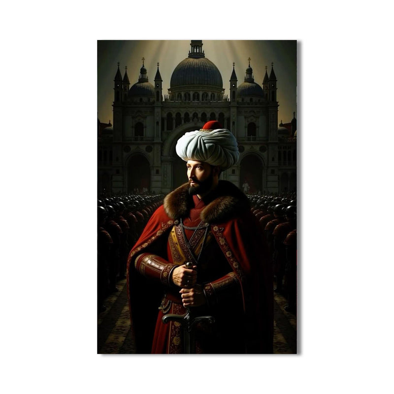 Fatih Sultan Mehmet Cam Tablo – Cam Tablo
