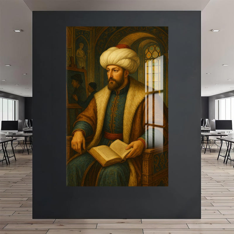 Fatih Sultan Mehmet Cam Tablo – Cam Tablo
