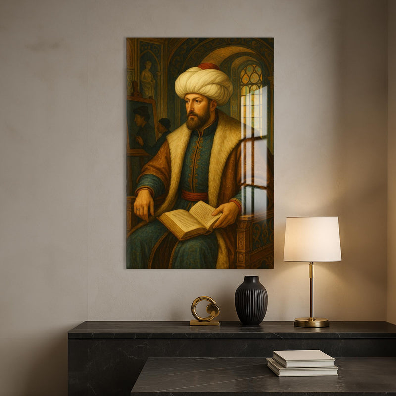 Fatih Sultan Mehmet Cam Tablo – Cam Tablo