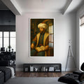Fatih Sultan Mehmet Cam Tablo – Beyaz Çerçeveli Cam Tablo